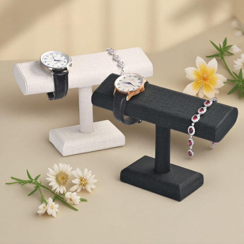 Luxury Watch Boutique - Expositor de Relojes de Cuero PU