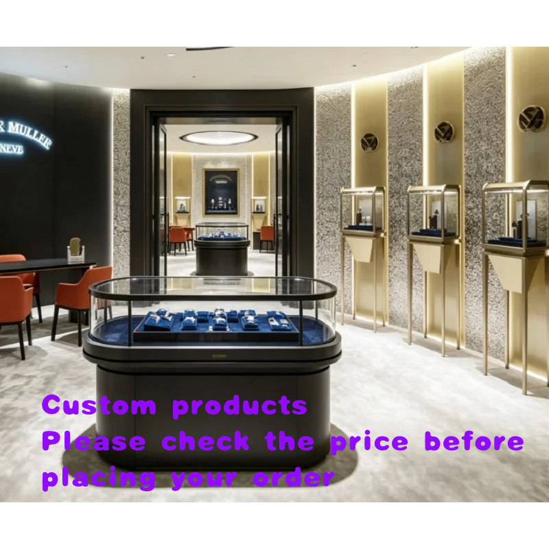 Luxury Watch Boutique - Vitrina curva de lujo personalizada para