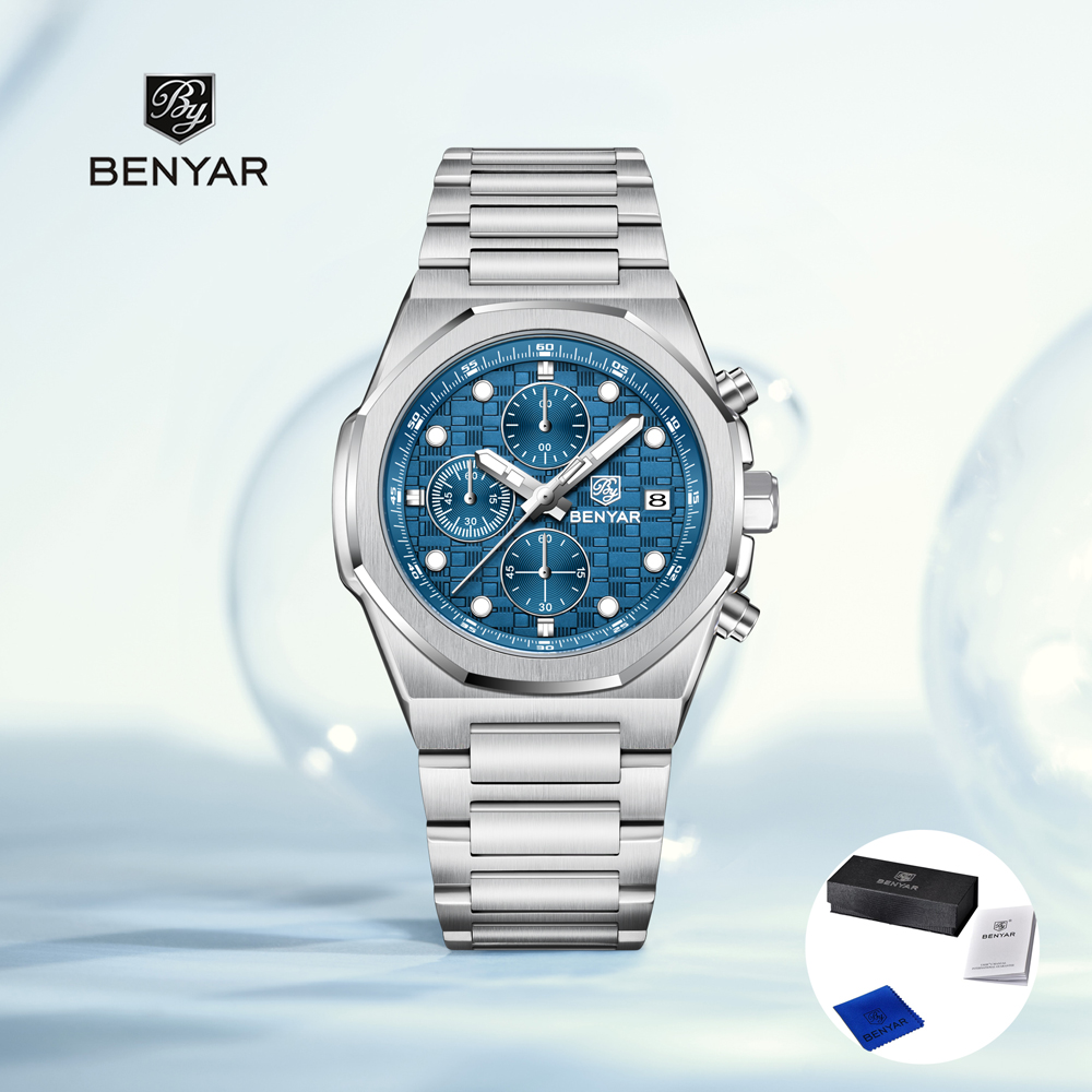 Luxury Watch Case - 2025 nuevos relojes BENYAR para hombre,