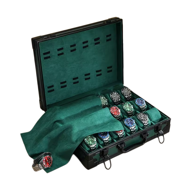 Luxury Watch Brands Logo - Estuche de Almacenamiento para Relojes de