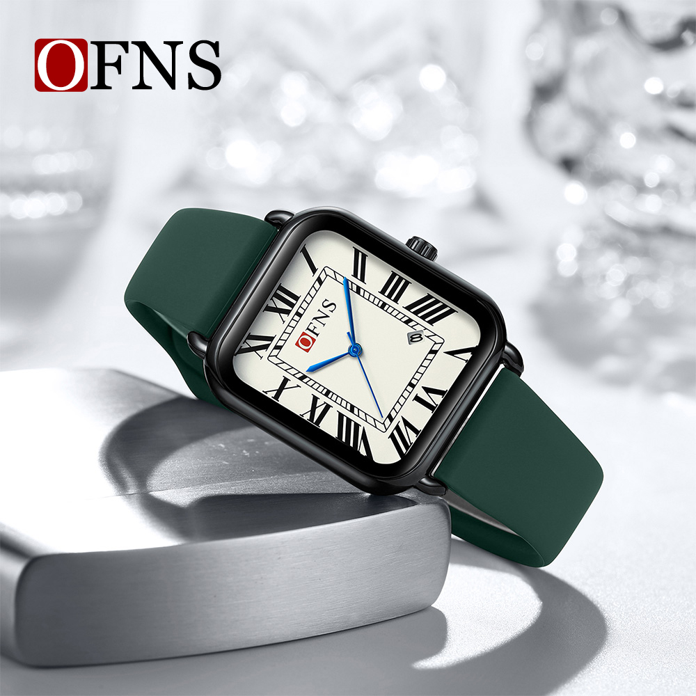 Luxury Watch Holder For Men - Reloj Ofns 1533 con números romanos