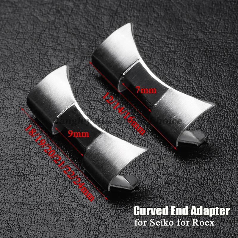 Luxury Watch Face - Enlace de extremo curvado para conector