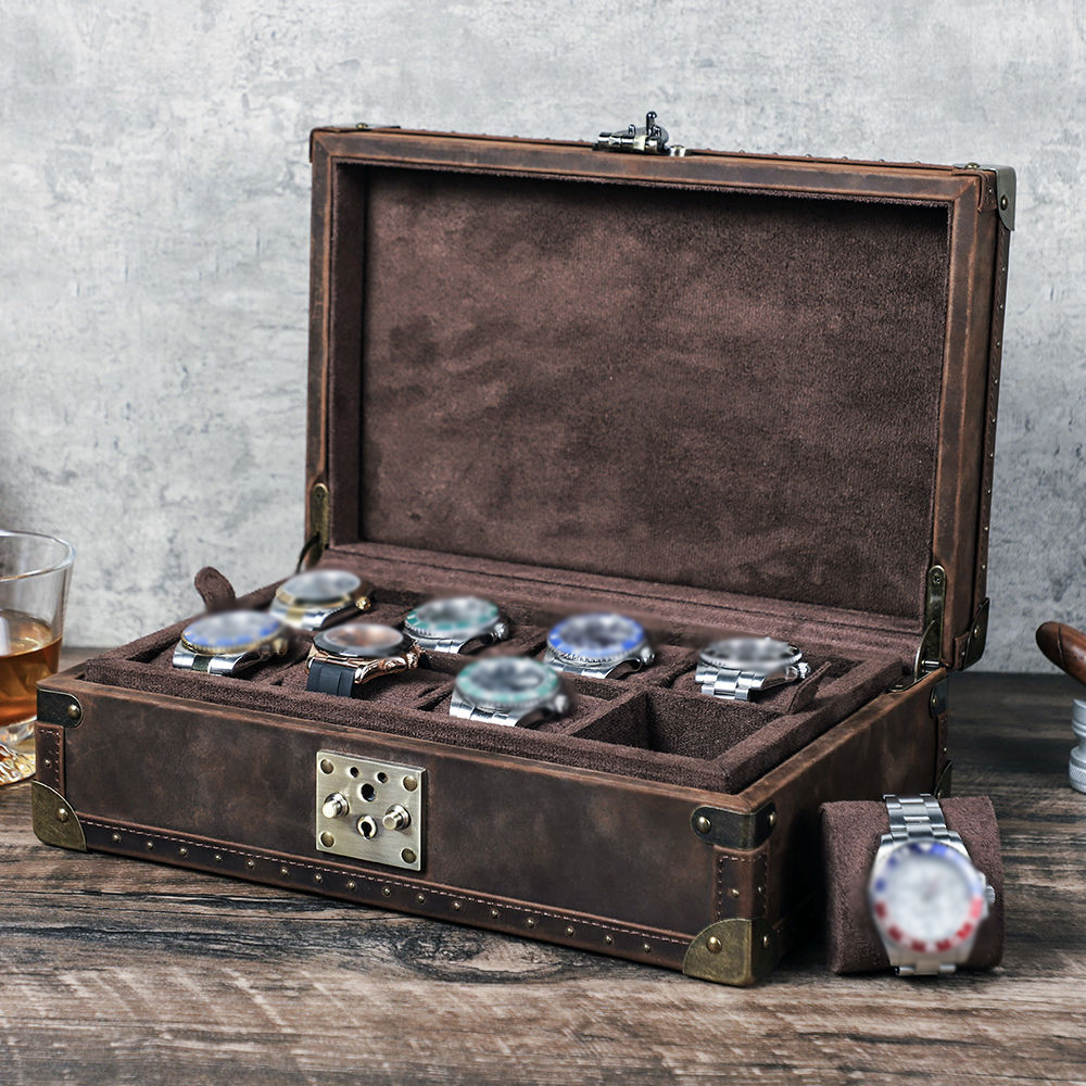 Luxury Watch Case - Estuche de Reloj Personalizado de Cuero