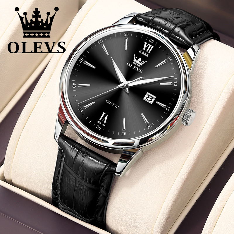 Luxury Watch Holder For Men - OLEVS-reloj de cuarzo para hombre, accesorio