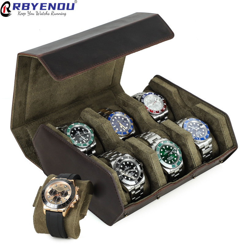 Luxury Watch Brands Logo - Estuche de Almacenamiento para Relojes de