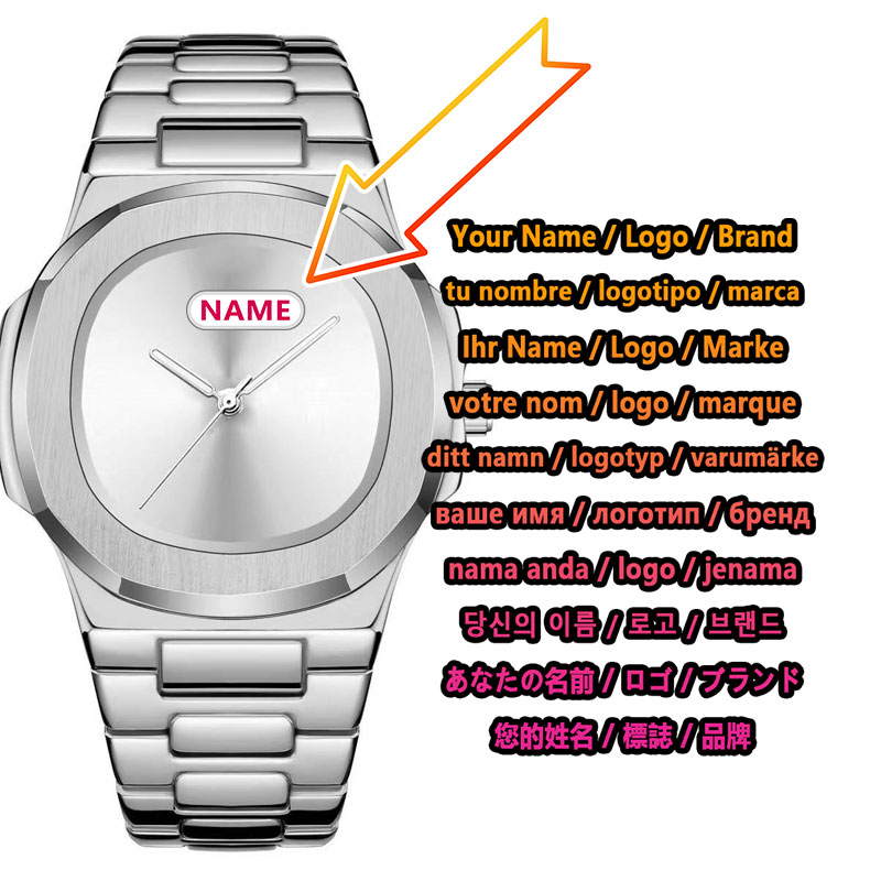 Luxury Watch Brands Logo - Reloj de Cuarzo para Hombre con