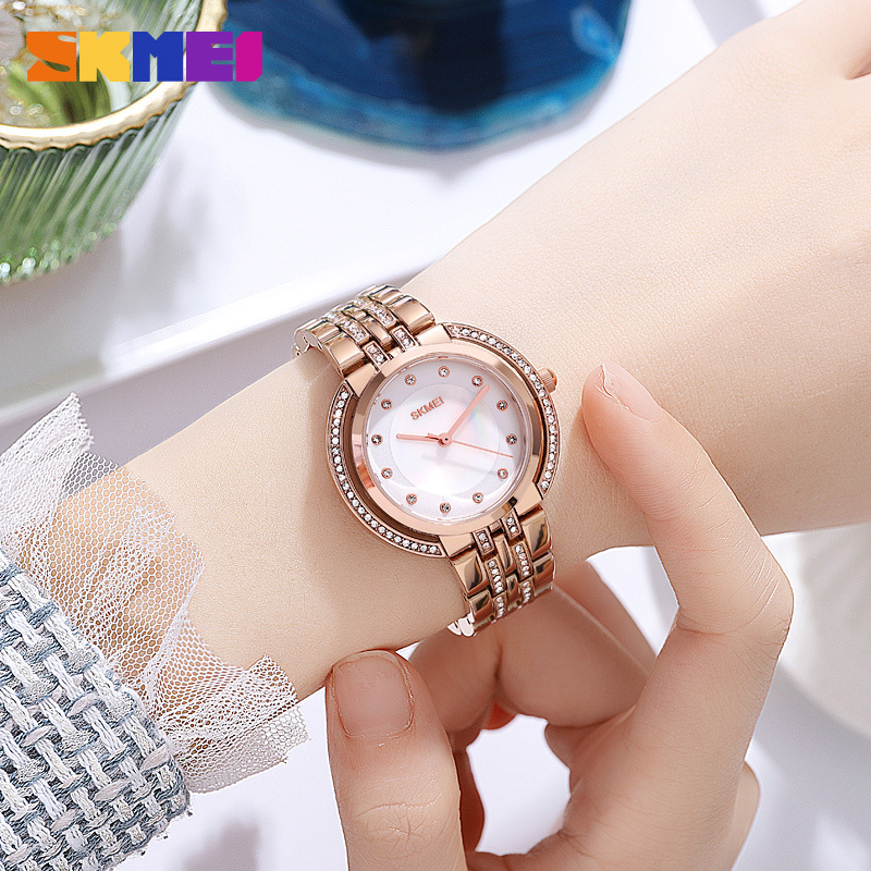 Luxury Watch Quartz - Reloj de Pulsera para Mujer, Cuarzo,