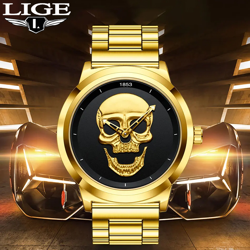 Luxury Watch Holder For Men - Reloj LIGE de cuarzo de marca