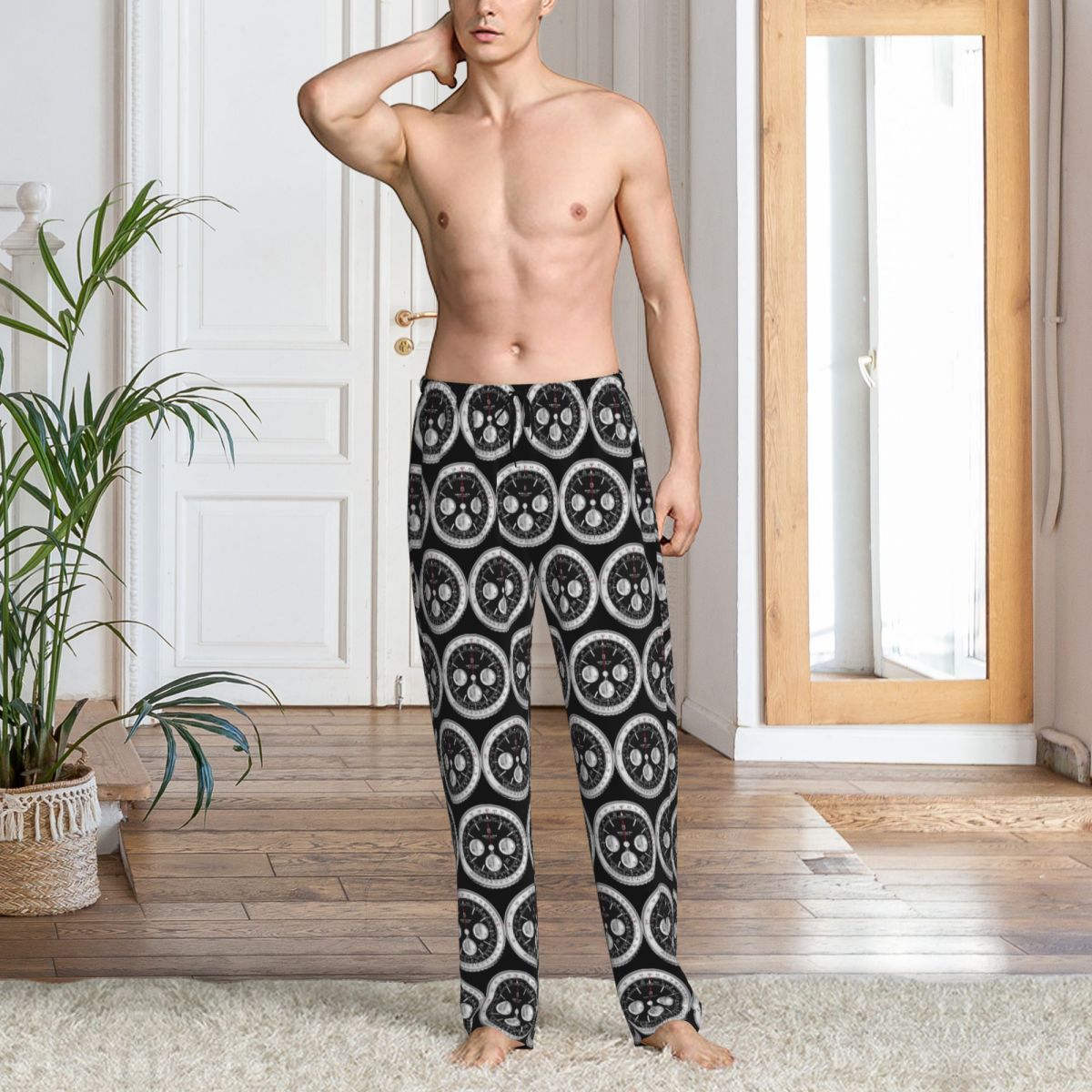 Pantalones de pijama para homb - Luxury Watch Face reseña y precio