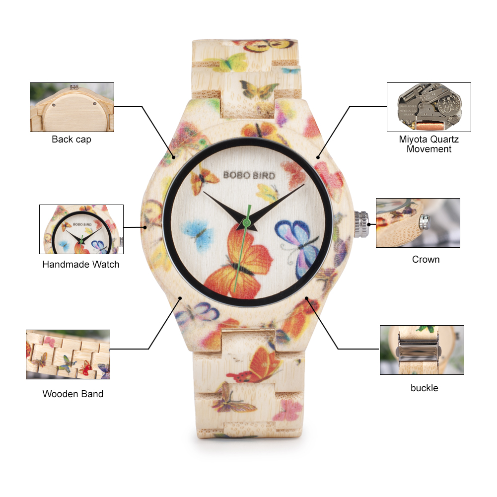 BOBO BIRD relojes de madera pa - Luxury Watch Female reseña y precio