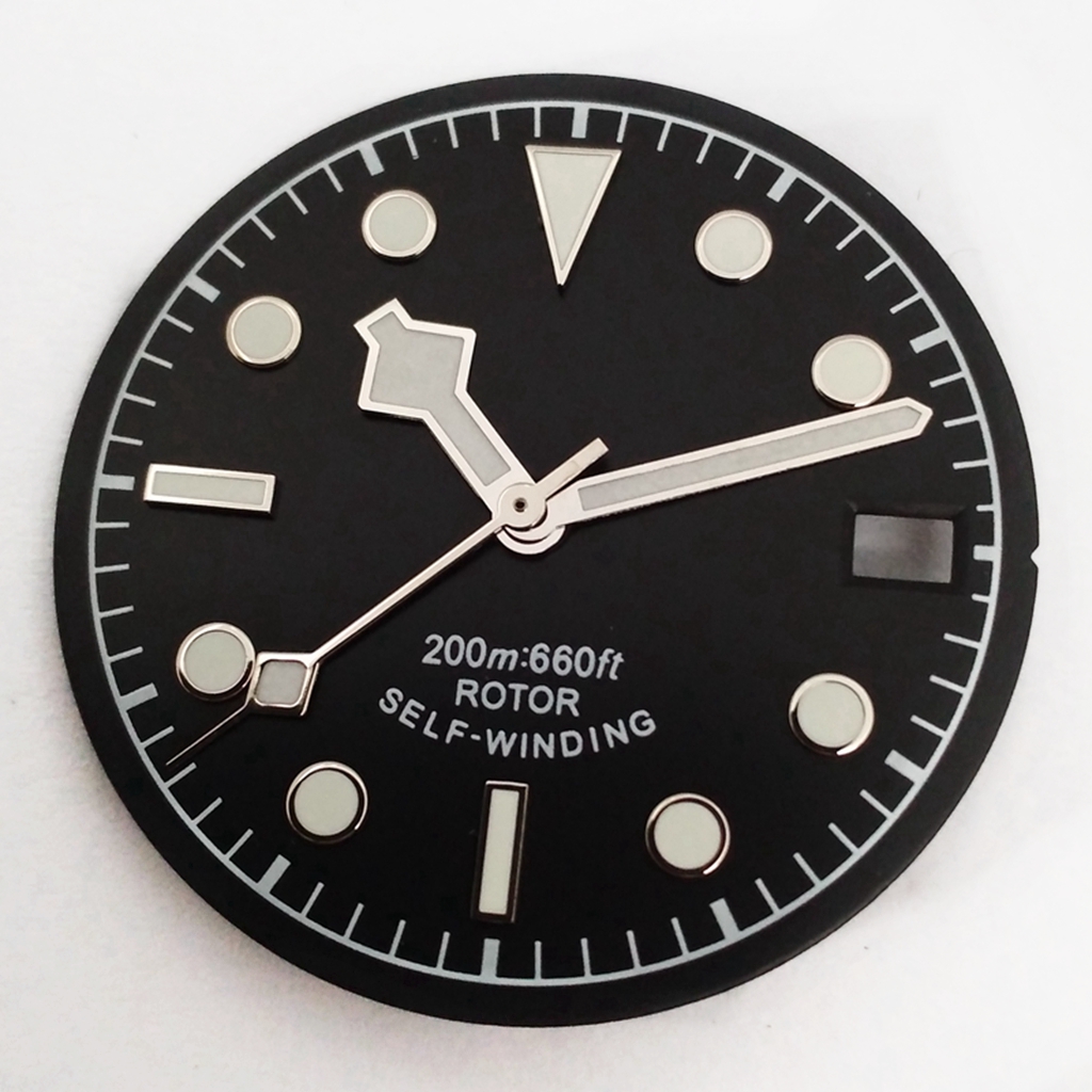 Manecillas luminosas verdes de - Luxury Watch Face reseña y precio
