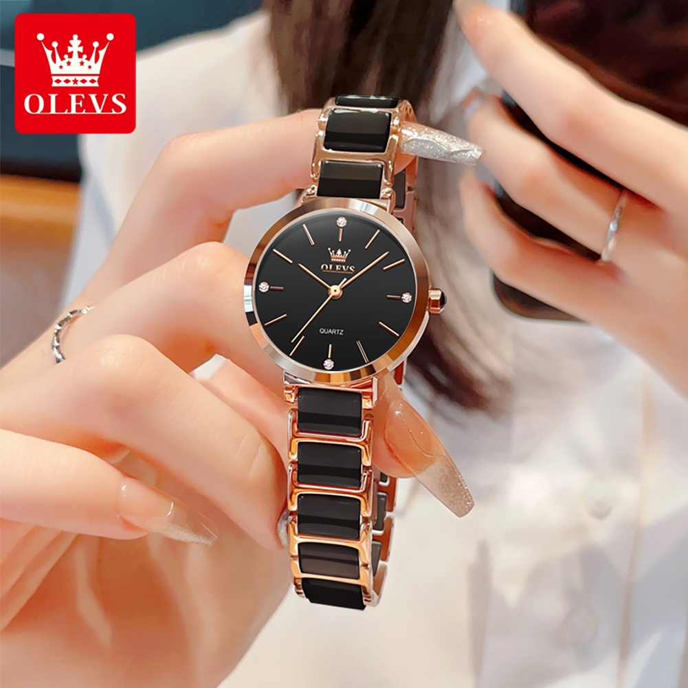 OLEVS Reloj de mujer 5877 Relo - Luxury Watch Quartz reseña y precio