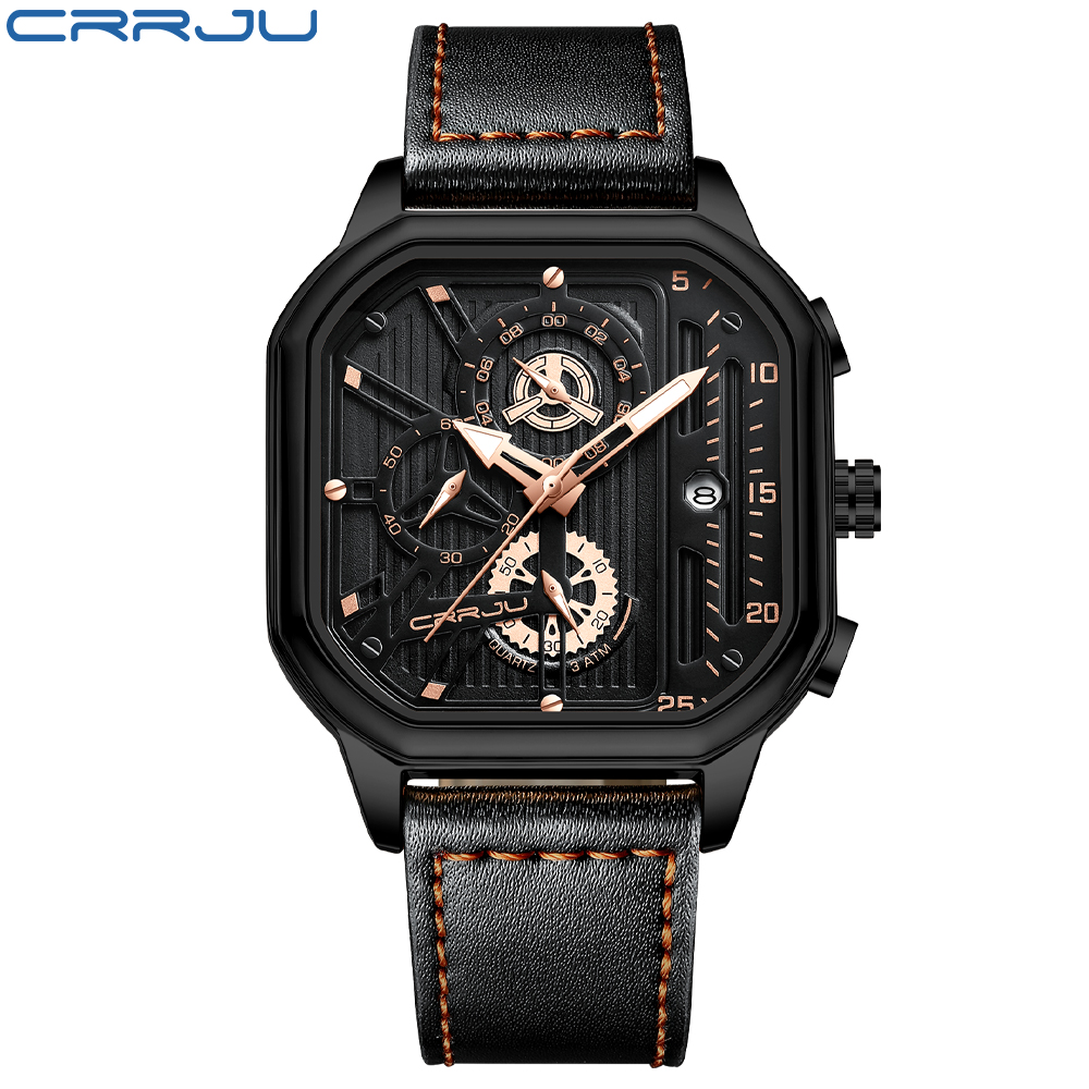 CRRJU-Reloj de pulsera deporti - Luxury Watch Holder For Men reseña y precio
