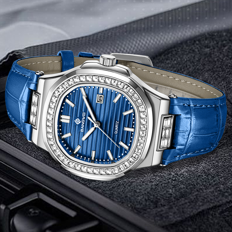 Relojes BANGWEI de lujo para h - Luxury Watch Holder For Men reseña y precio