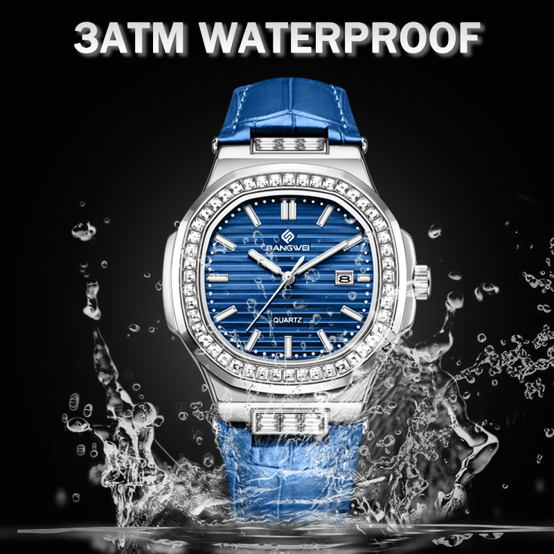 Relojes BANGWEI de lujo para h - Luxury Watch Holder For Men reseña y precio