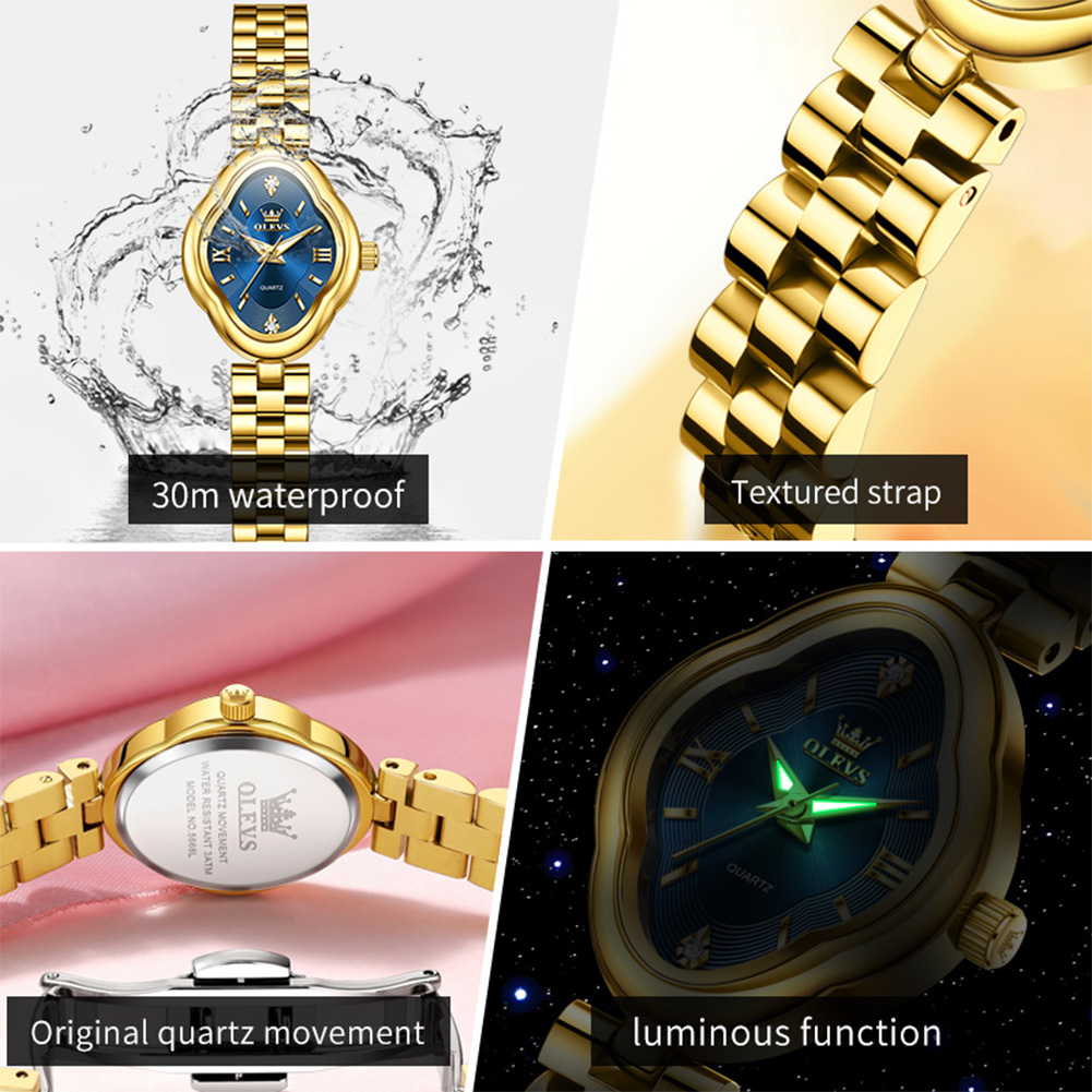 OLEVS nuevo reloj de cuarzo pa - Luxury Watch Female reseña y precio