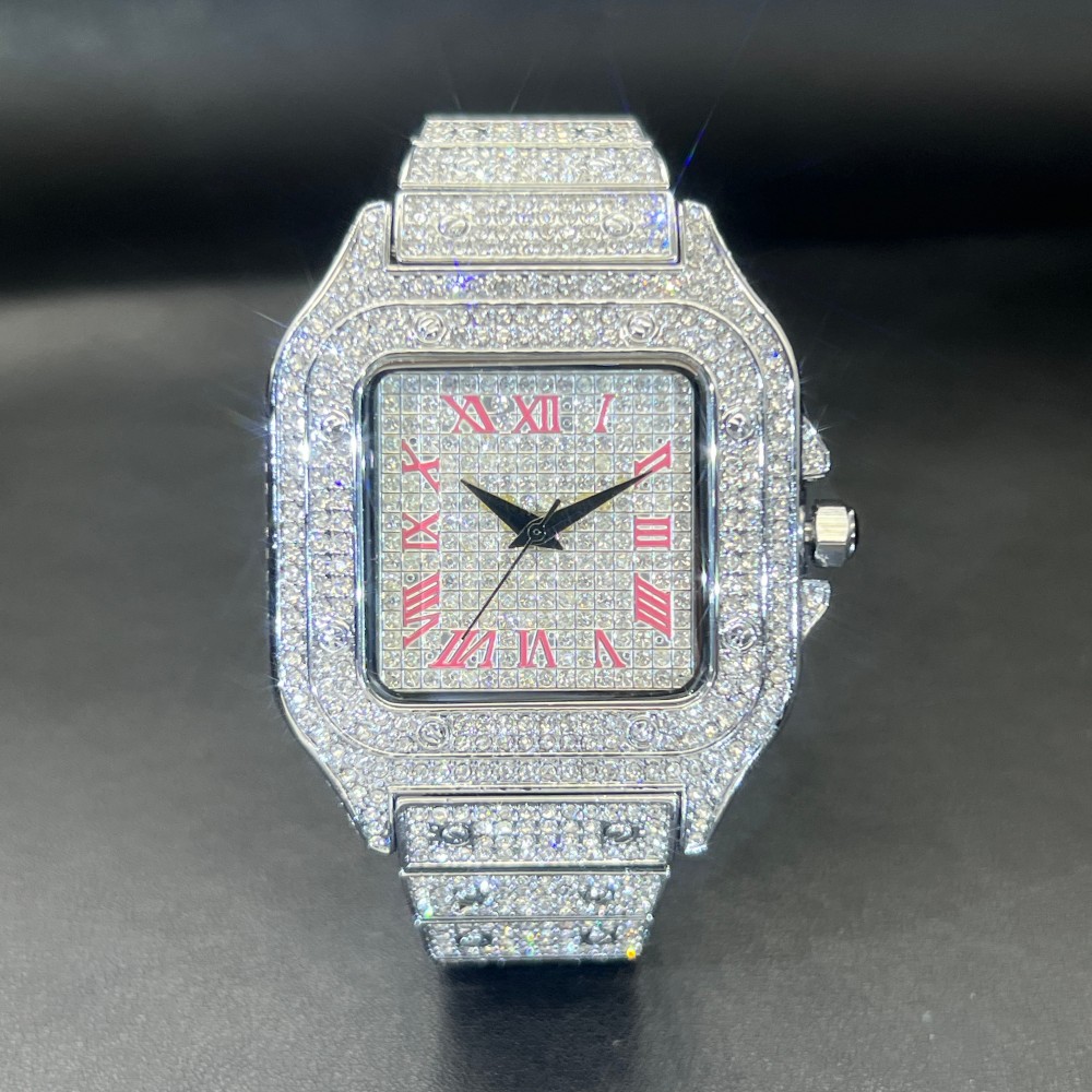 MISSFOX Iced Out hombres reloj - Luxury Watch Face reseña y precio