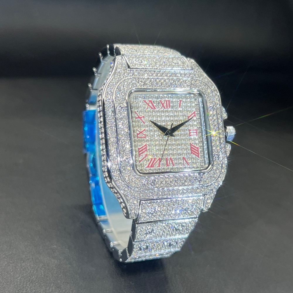 MISSFOX Iced Out hombres reloj - Luxury Watch Face reseña y precio