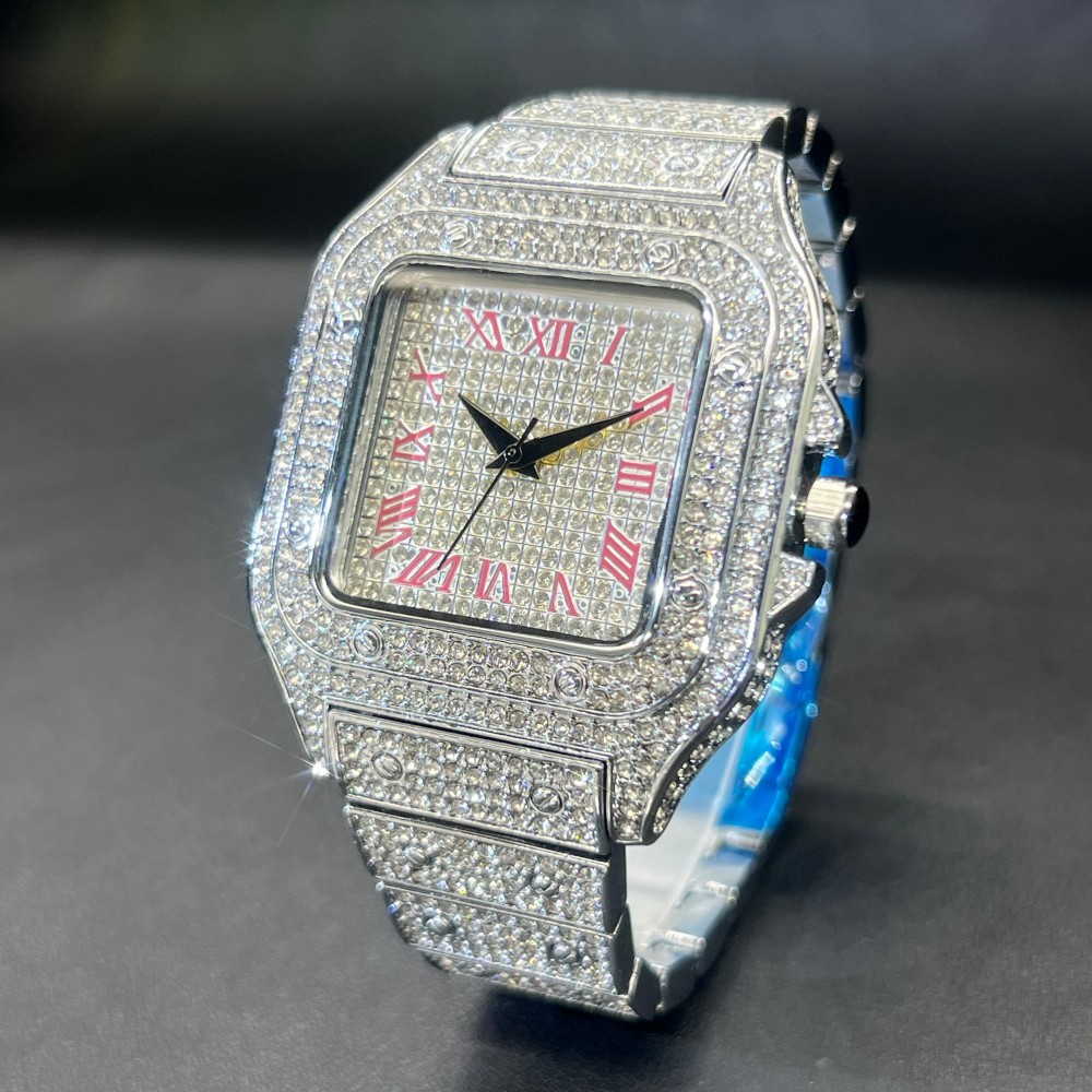MISSFOX Iced Out hombres reloj - Luxury Watch Face reseña y precio