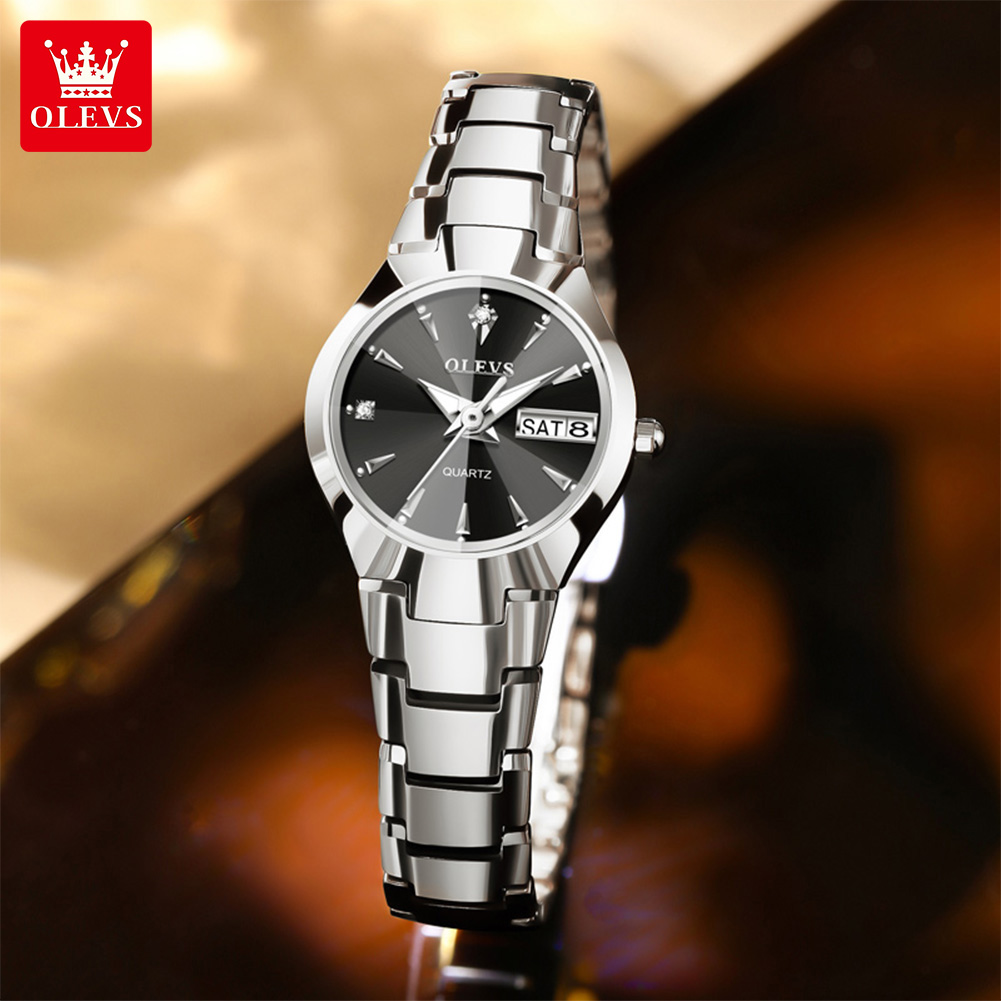 OLEVS reloj de mujer 8697 relo - Luxury Watch Quartz reseña y precio