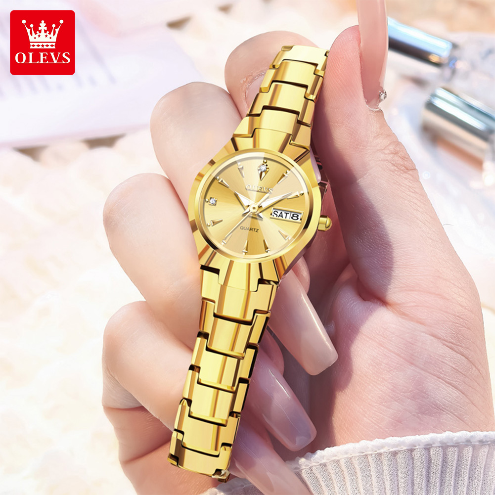 OLEVS reloj de mujer 8697 relo - Luxury Watch Quartz reseña y precio