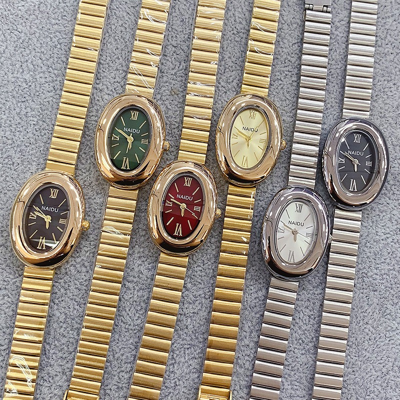 Reloj de cuarzo ovalado dorado - Luxury Watch Female reseña y precio