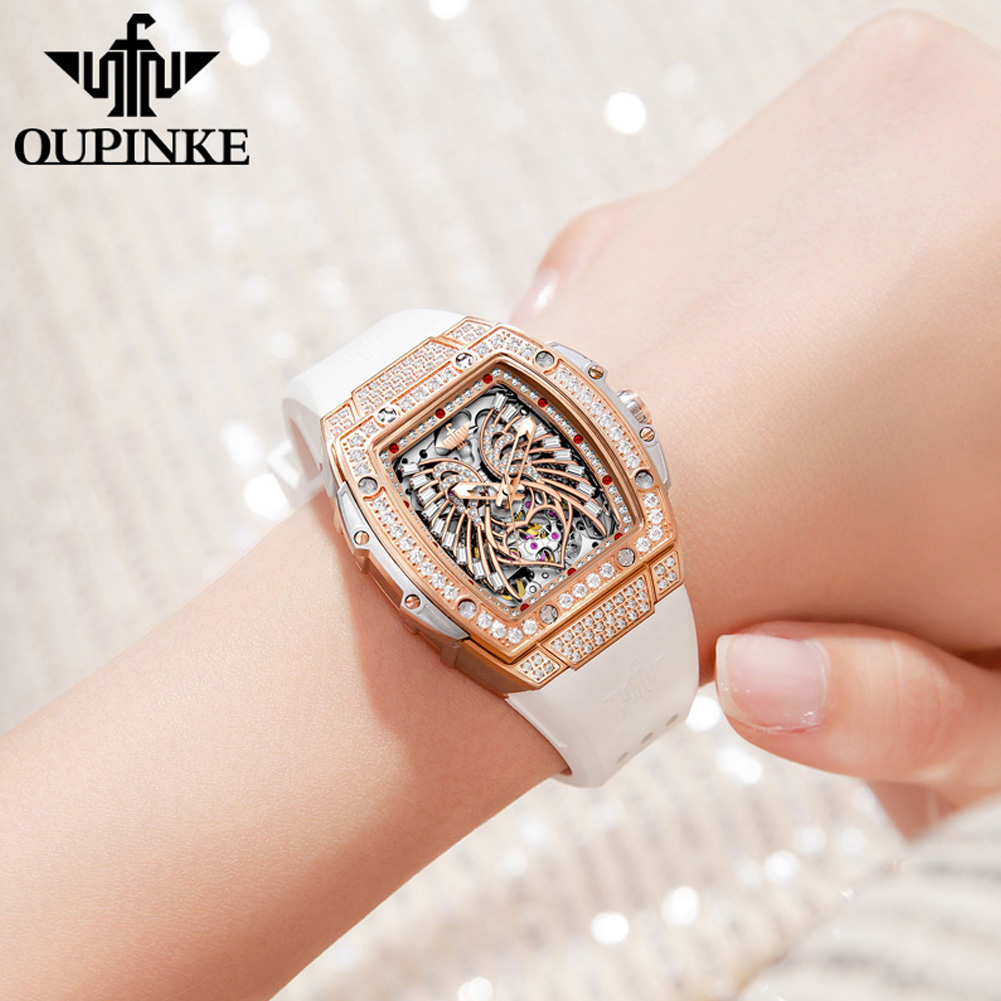 Reloj OUPINKE 3225 en caja, re - Luxury Watch Quartz reseña y precio