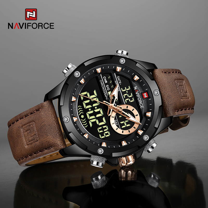 Nuevo Reloj NAVIFORCE para Hom - Luxury Watch Holder For Men reseña y precio