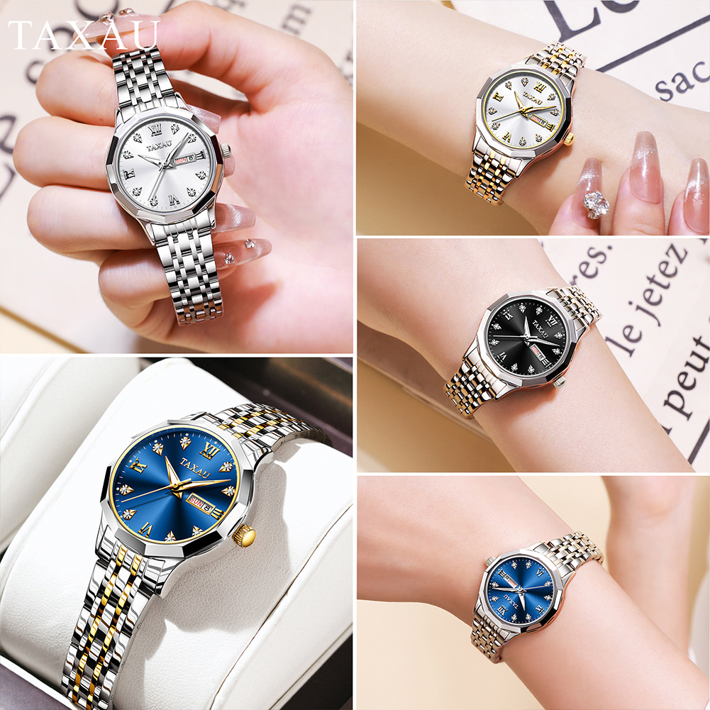 OLEVS, reloj dorado a la moda  - Luxury Watch Female reseña y precio