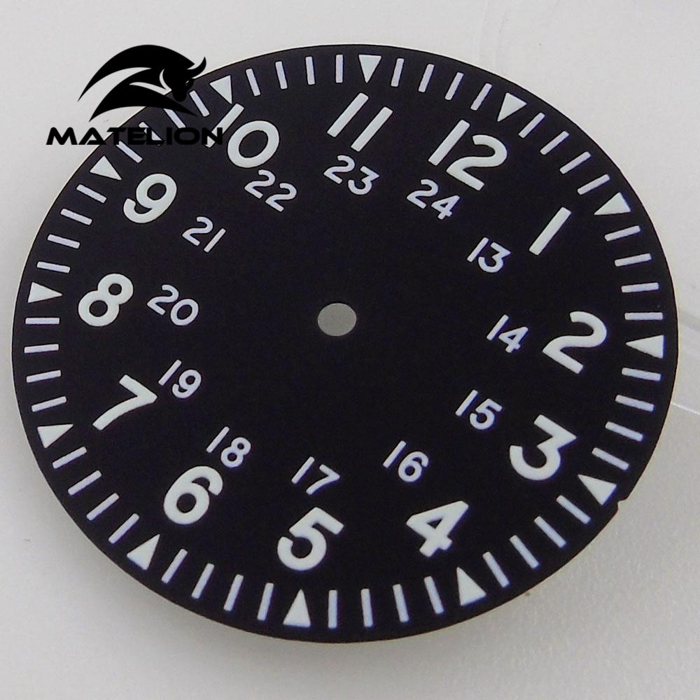 Esfera de reloj negra de 33,5m - Luxury Watch Face reseña y precio