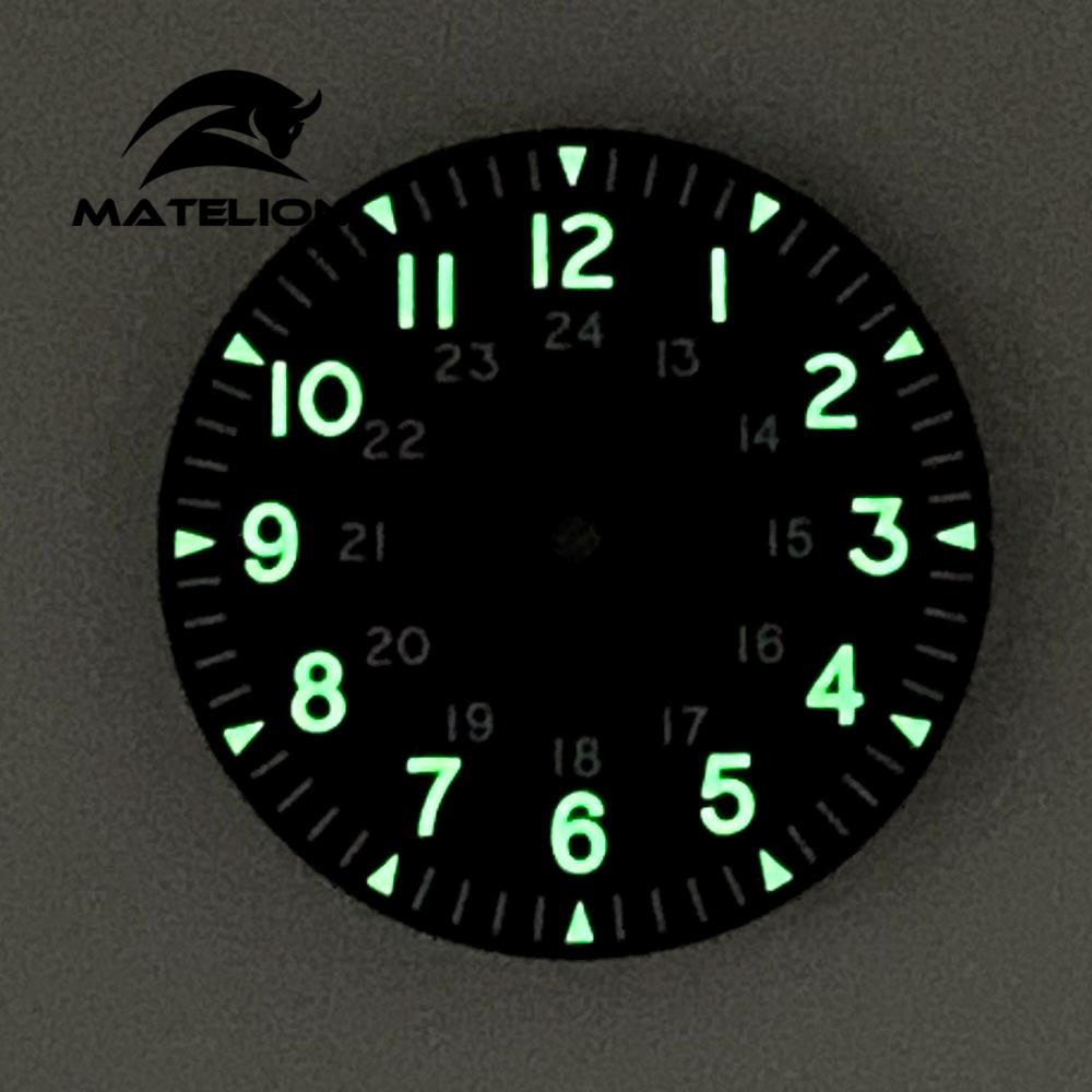 Esfera de reloj negra de 33,5m - Luxury Watch Face reseña y precio