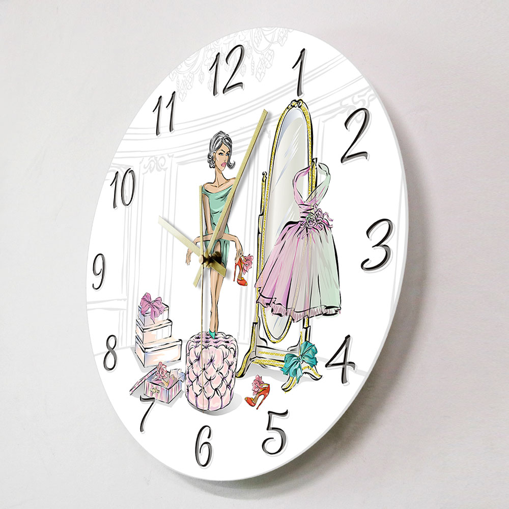 Reloj de pared silencioso Glam - Luxury Watch Boutique reseña y precio