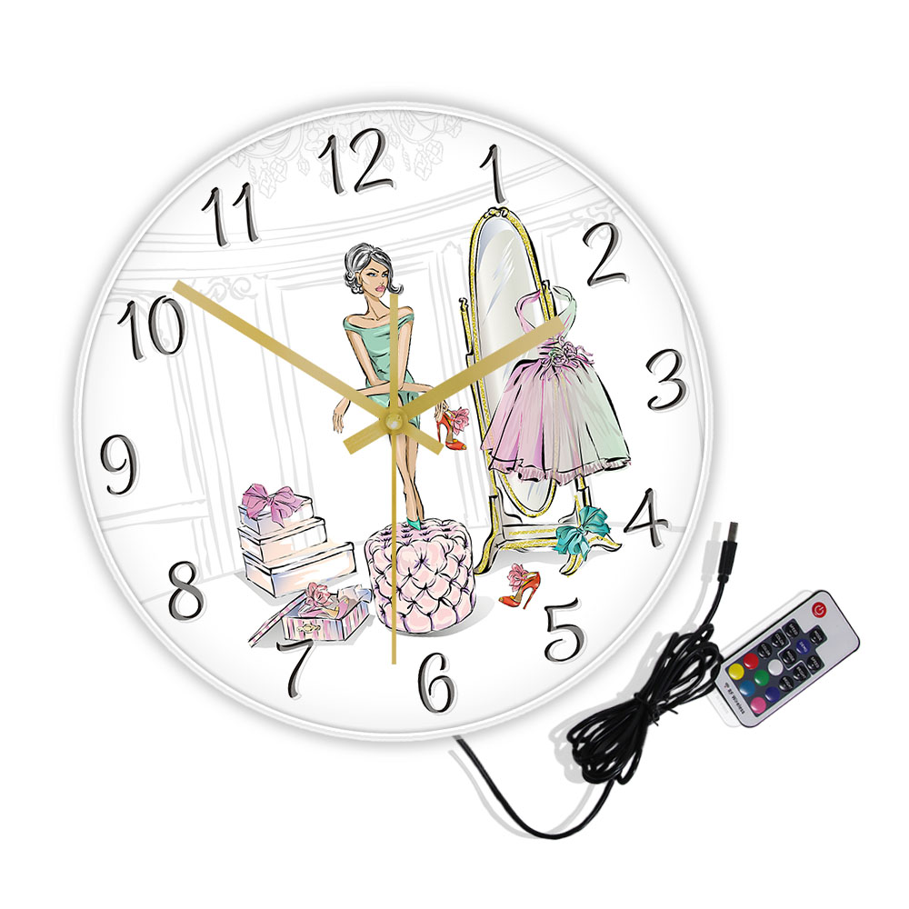 Reloj de pared silencioso Glam - Luxury Watch Boutique reseña y precio