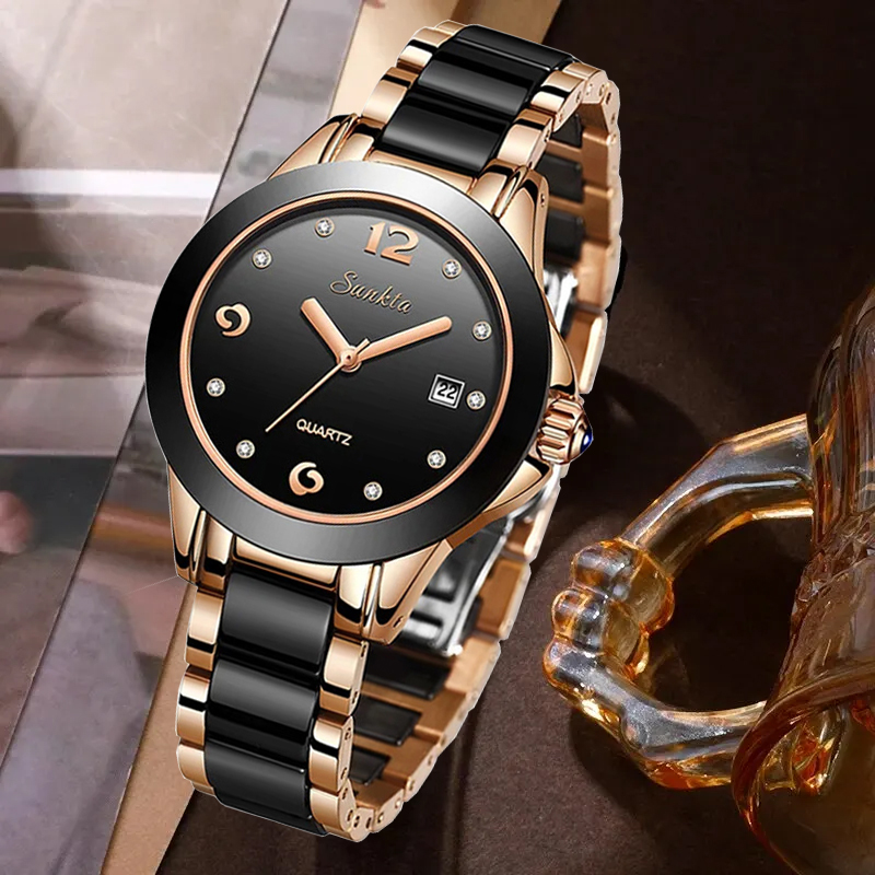 Relojes LIGE Sunkta elegantes  - Luxury Watch Quartz reseña y precio