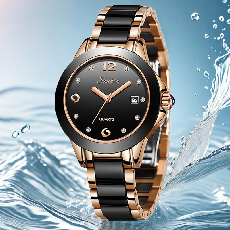 Relojes LIGE Sunkta elegantes  - Luxury Watch Quartz reseña y precio