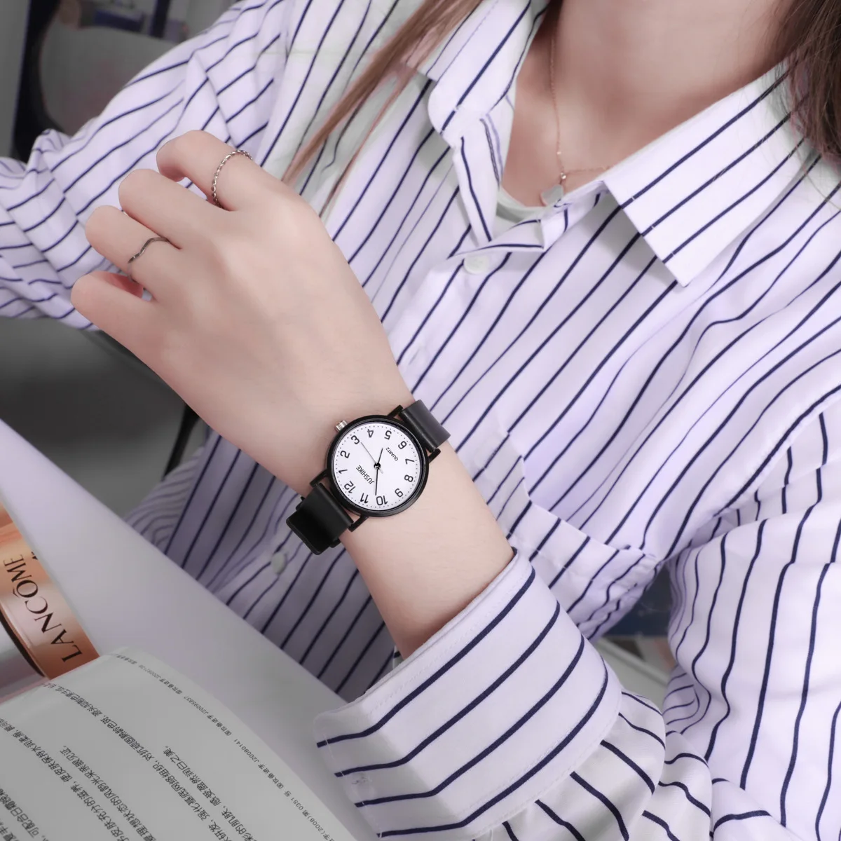 Reloj negro Simple, relojes de - Luxury Watch Female reseña y precio